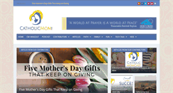 Desktop Screenshot of catholicmom.com